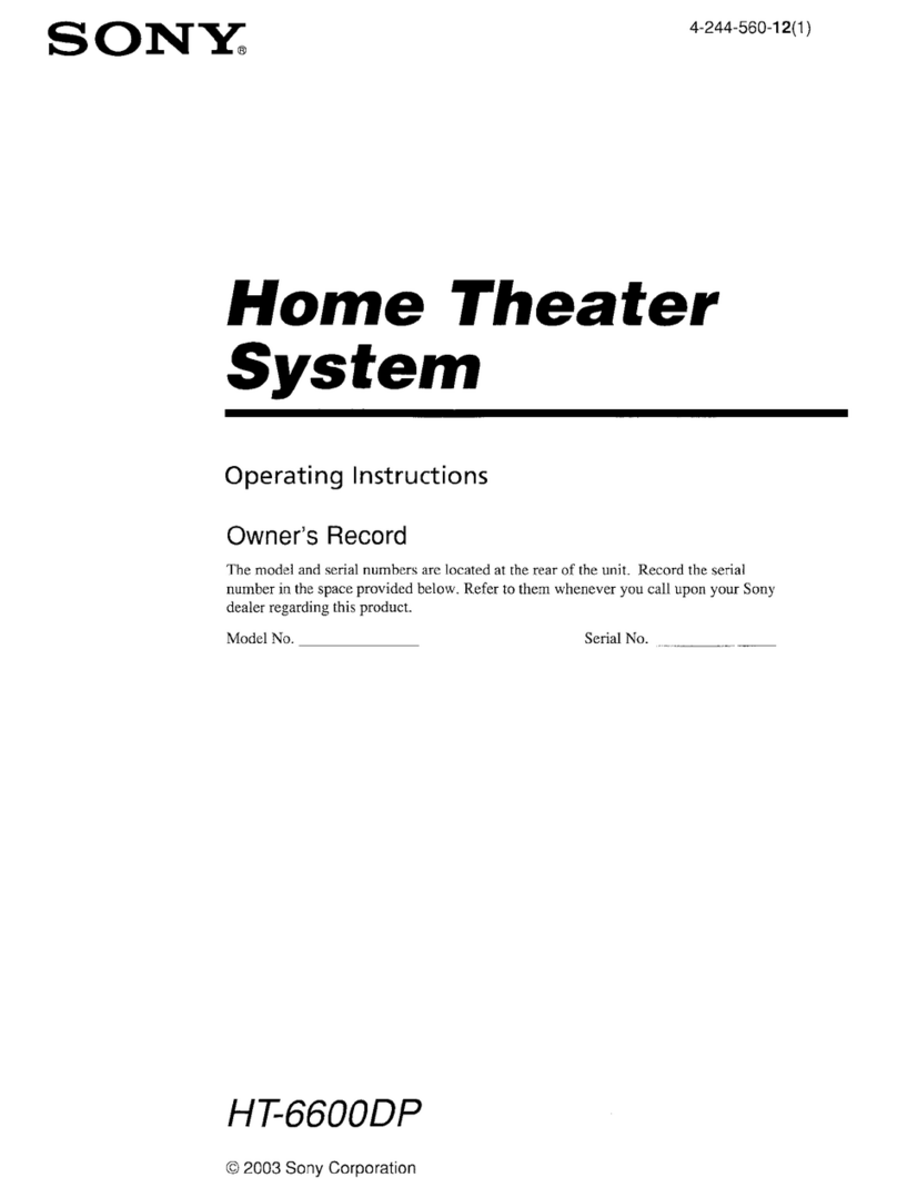 Sony HT-6600DP User manual