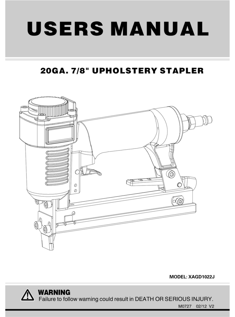 CHINA AIR TOOL XAGD1022J user manual