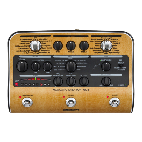 Zoom AC-3 Operation manual