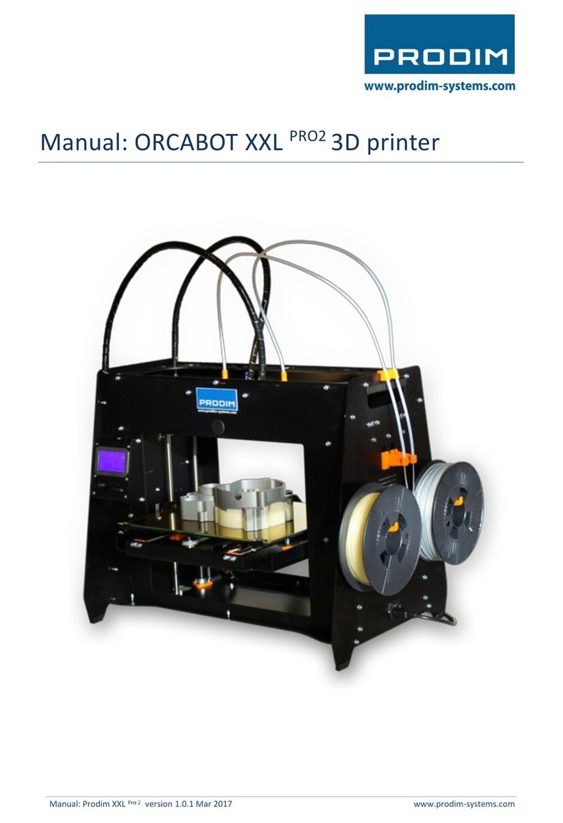 PRODIM ORCABOT XXL PRO2 manual