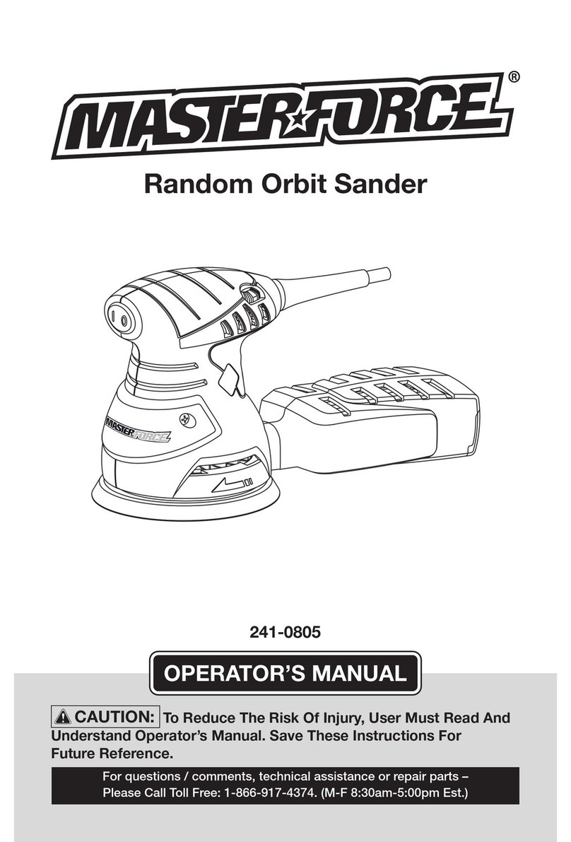 MasterForce 241-0805 User manual