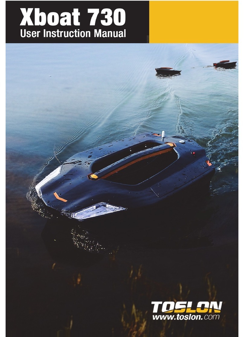 Toslon XBOAT 730 Operator's manual