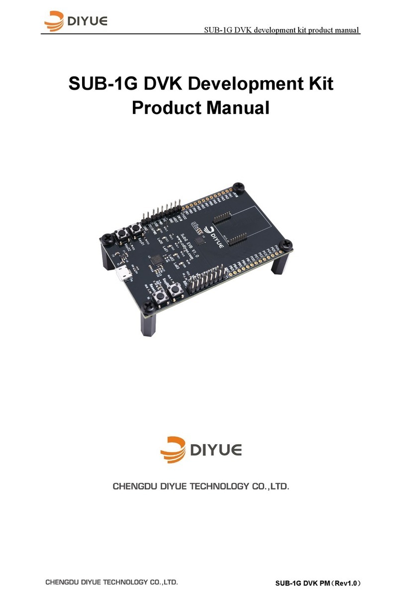 Diyue SUB-1G DVK User manual