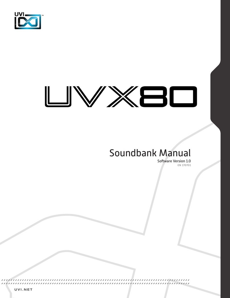 UVI Group UVX80 manual
