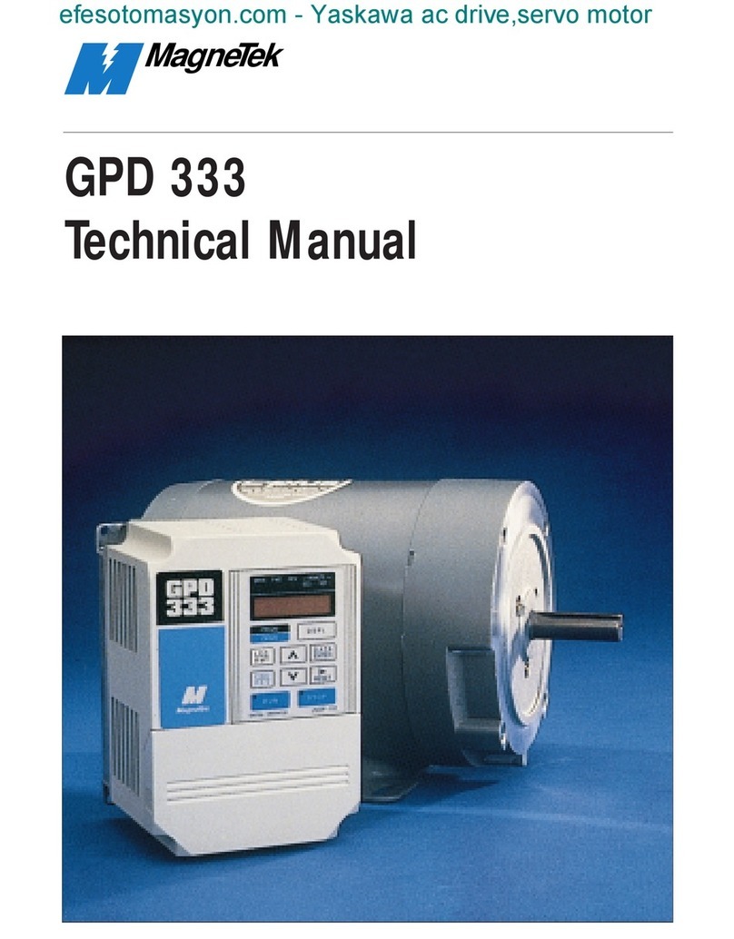 Magnetek GPD 333 Technical manual