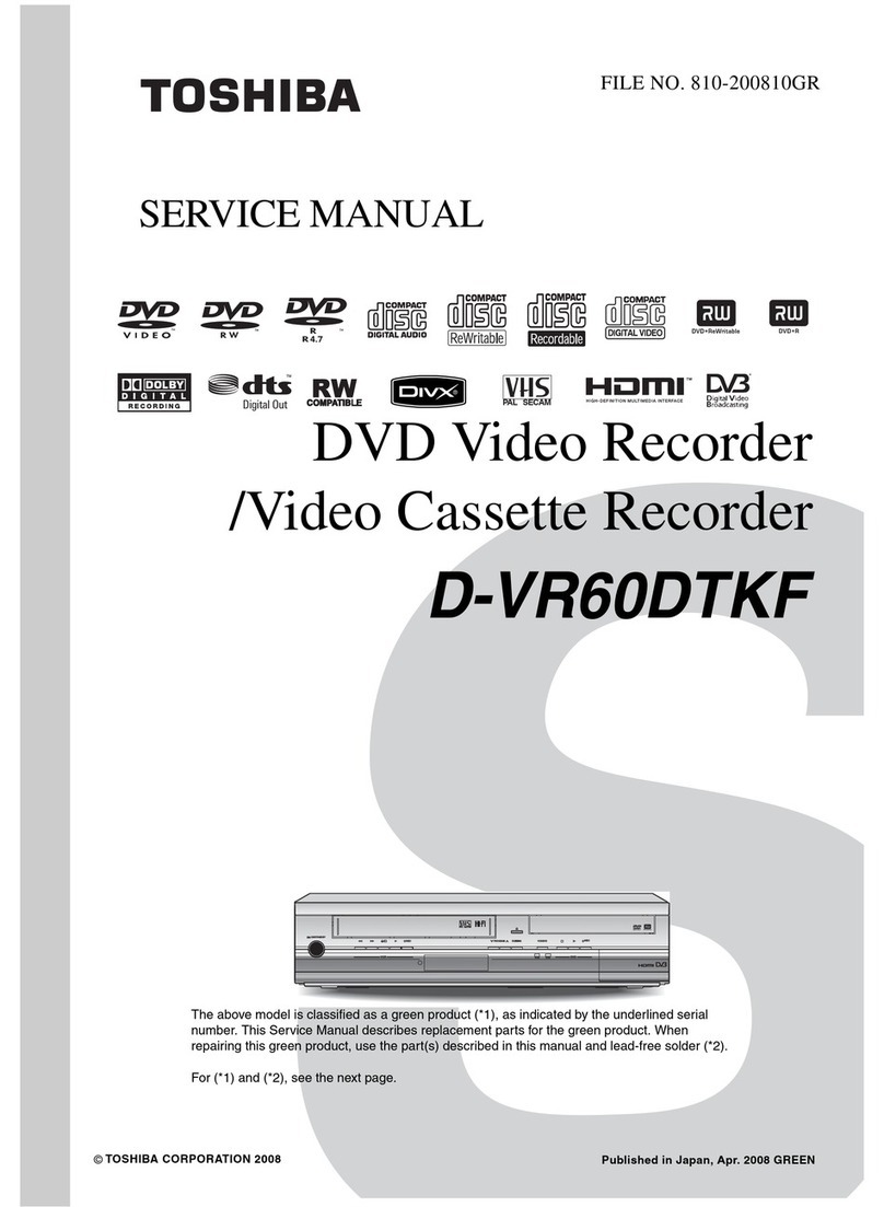 Toshiba D-VR60DTKF User manual