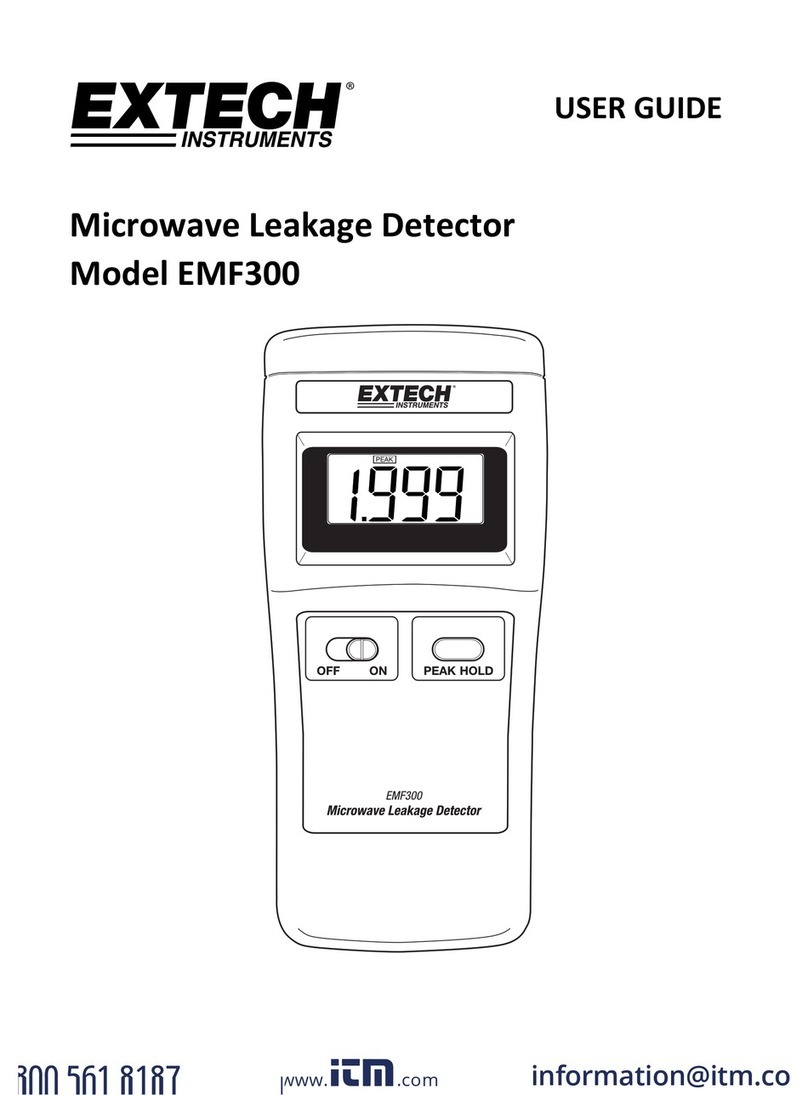 Extech Instruments EMF300 User manual