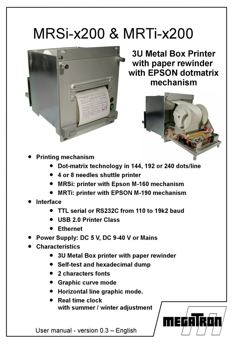 Megatron MRSi-x200 User manual