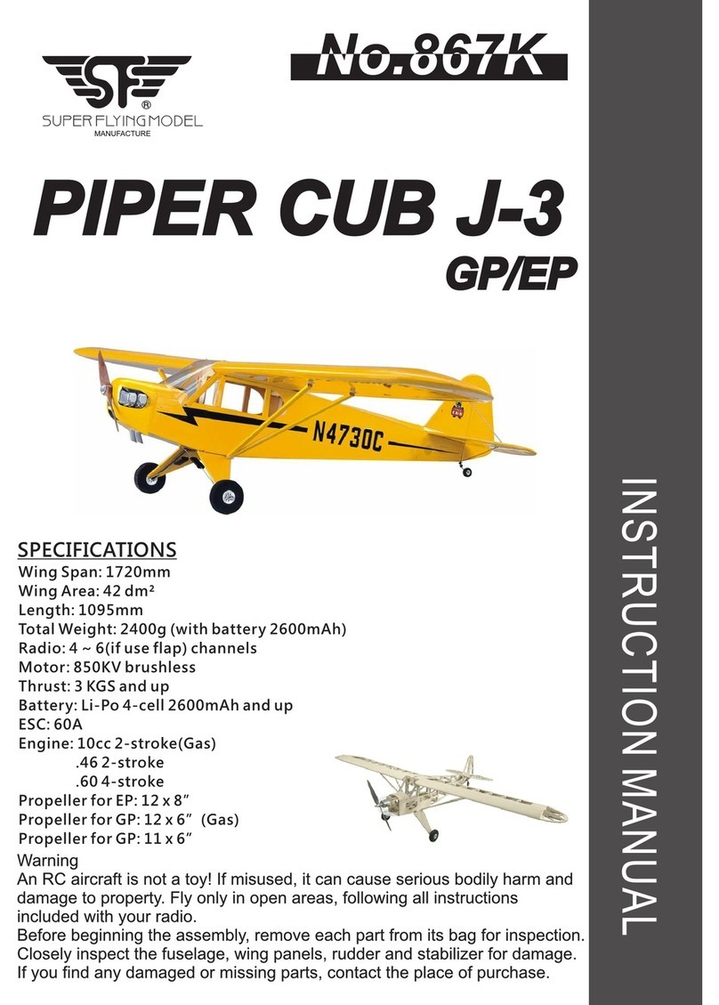 Super Flying Model PIPER CUB J-3 GP/EP instruction manual