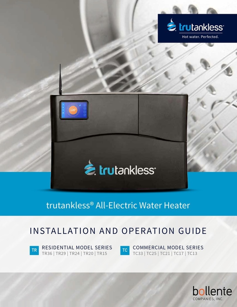 trutankless TR36 Installation and operation guide