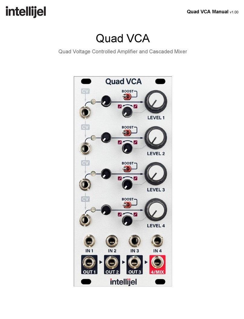 Intellijel Quad VCA user manual