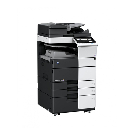 Konica Minolta bizhub C658 quick start guide