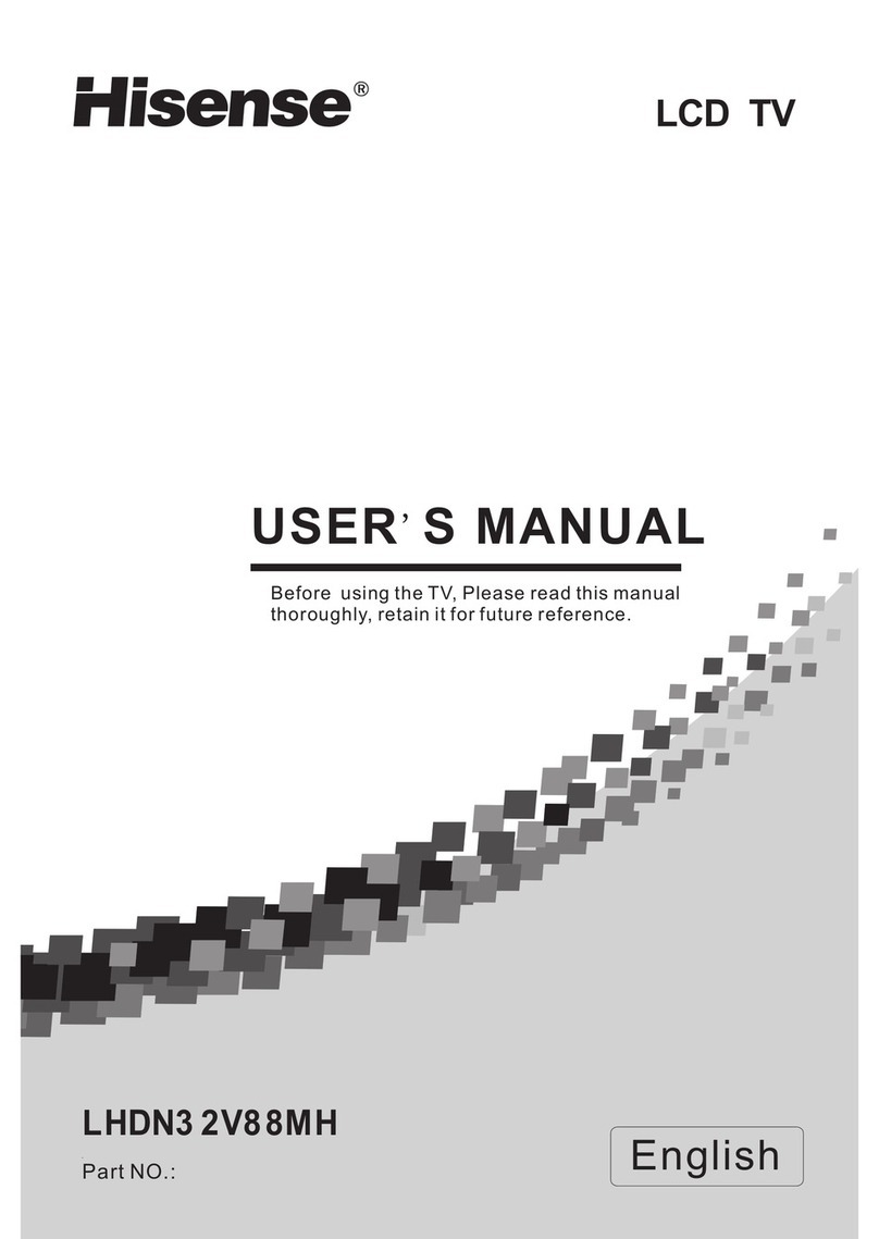 Hisense LHDN32V88MH User manual