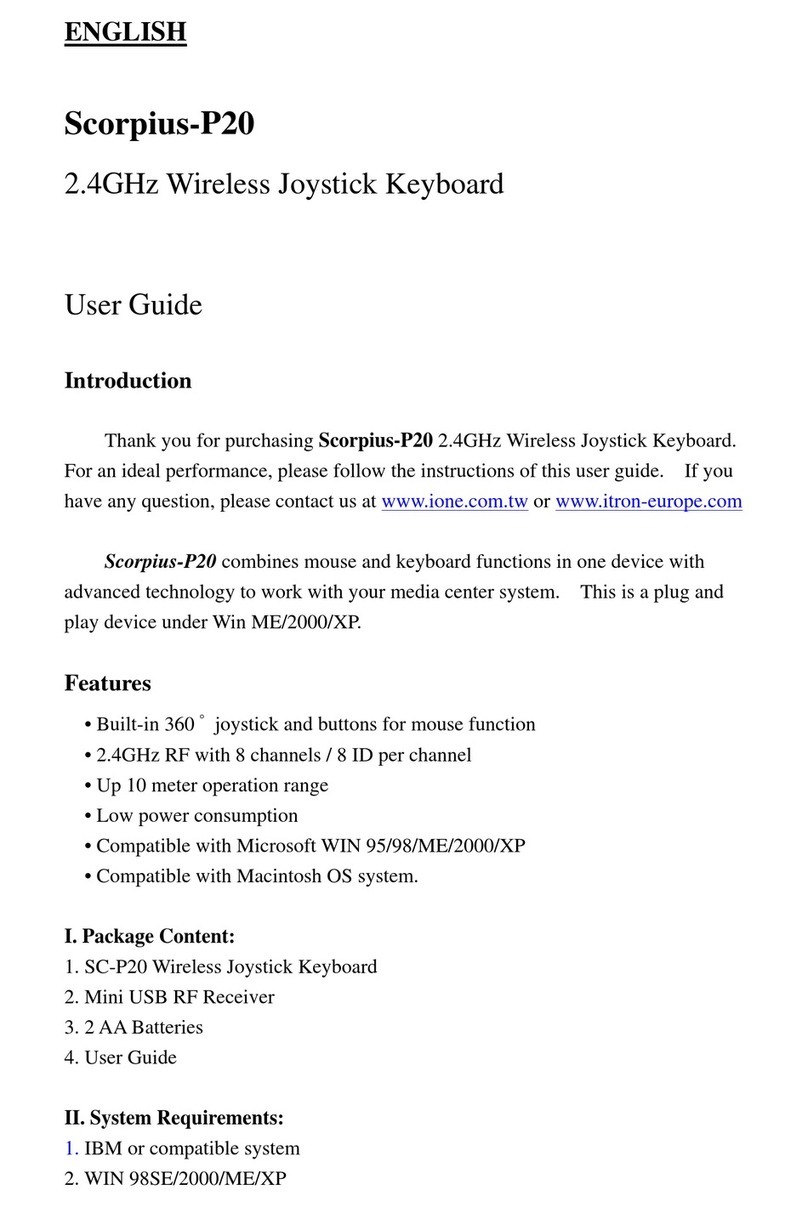 IOne Scorpius-P20 user guide