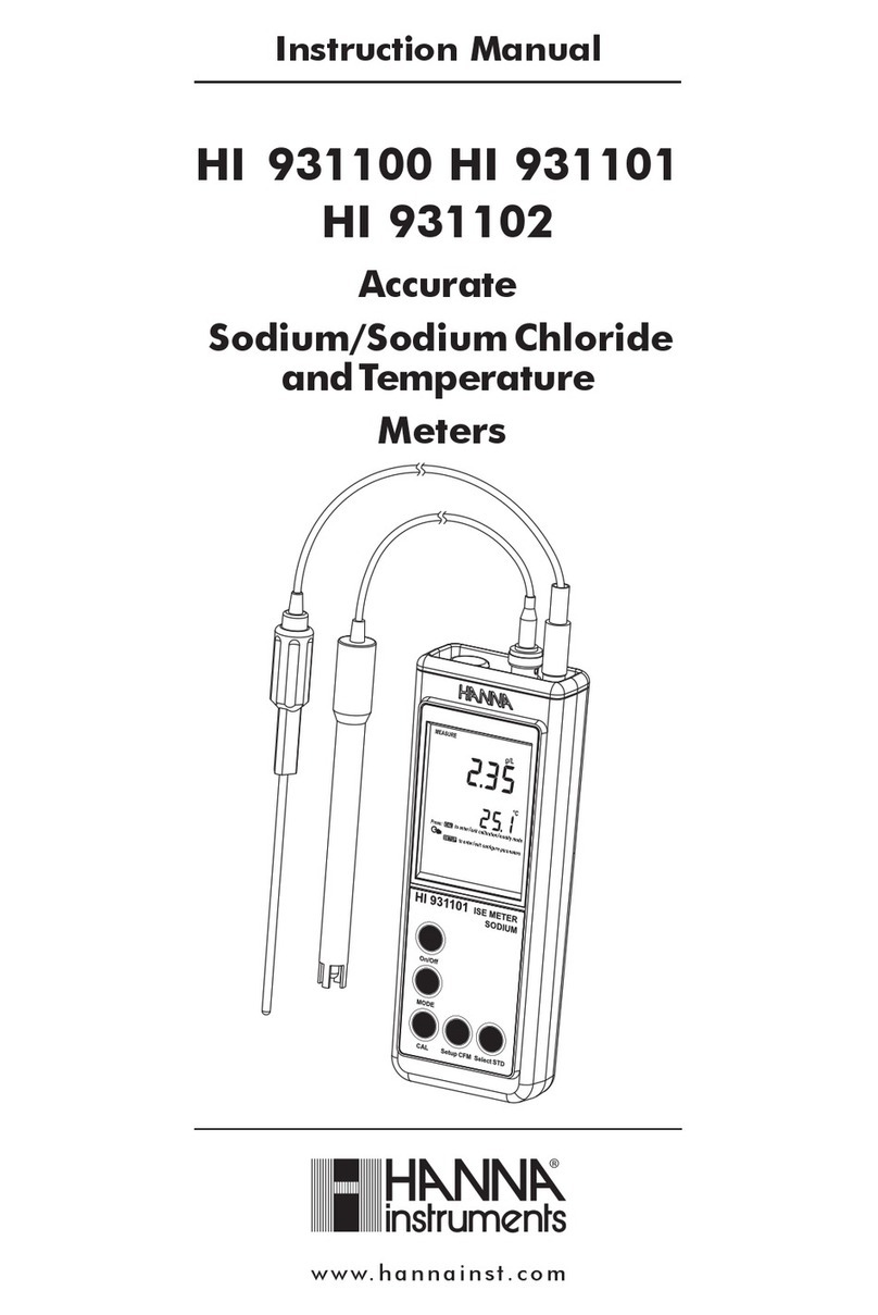 Hanna Instruments HI 931100 User manual