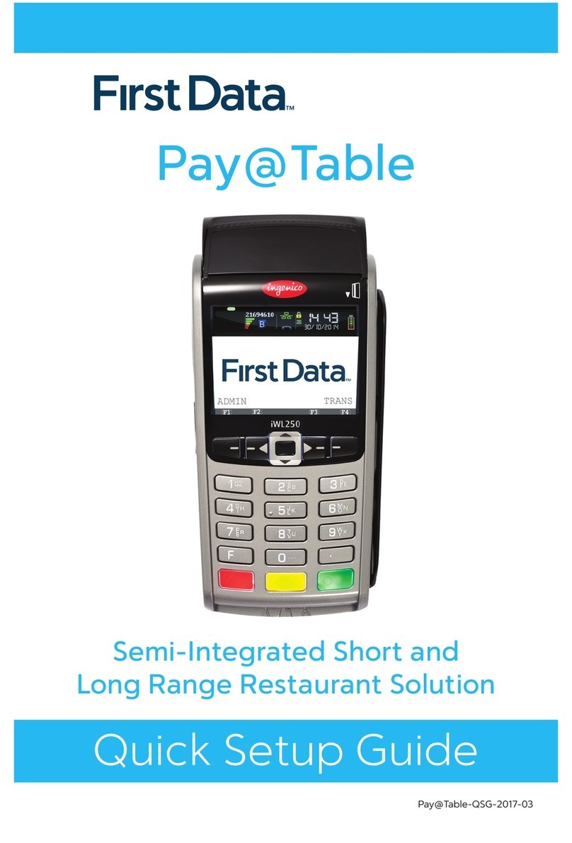 FirstData iWL252 Quick setup guide