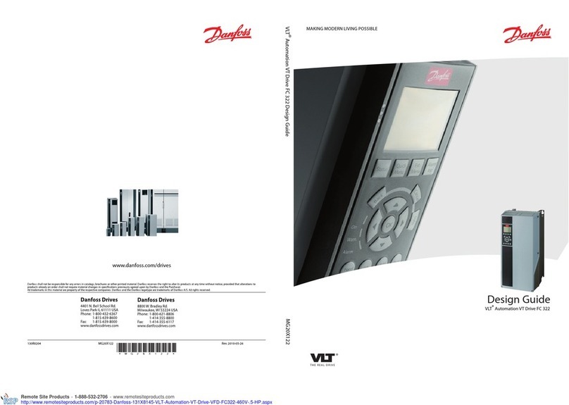Danfoss VLT FC 322 Design guide