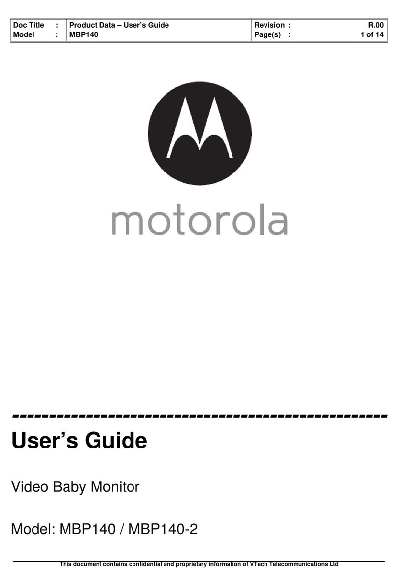 Motorola MBP140 User manual