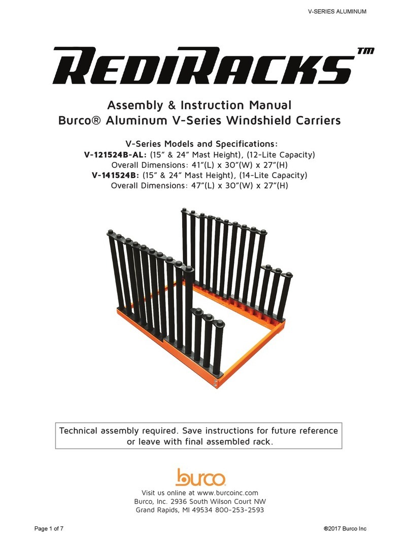 RedRacks Burco V-121524B-Al Assembly & instruction manual RedRacks Burco V-121524B-Al Assembly & instruction manual