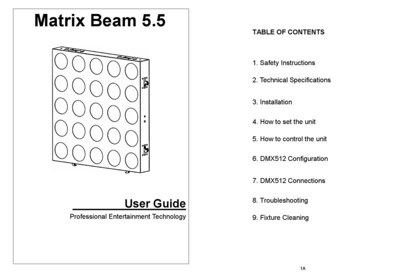 ARTFOX Lighting Matrix Beam 5.5 user guide