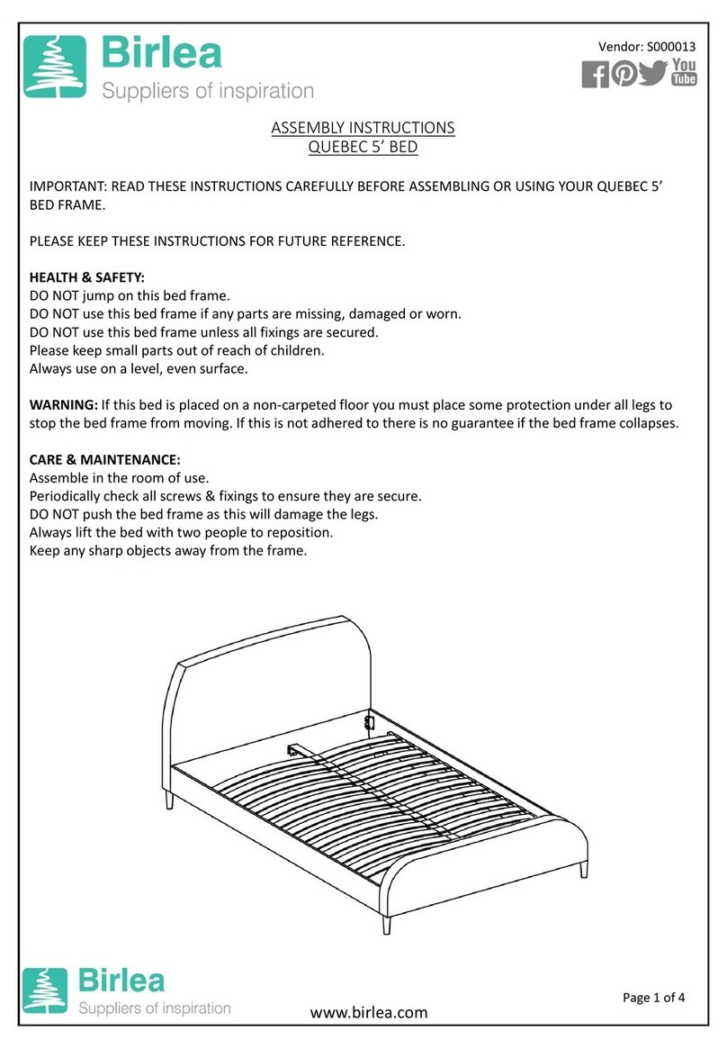 Birlea S000013 Assembly instructions