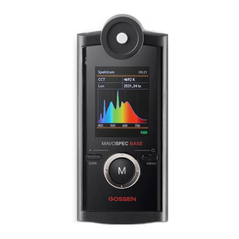 Gossen MetraWatt MAVOSPEC BASE User manual