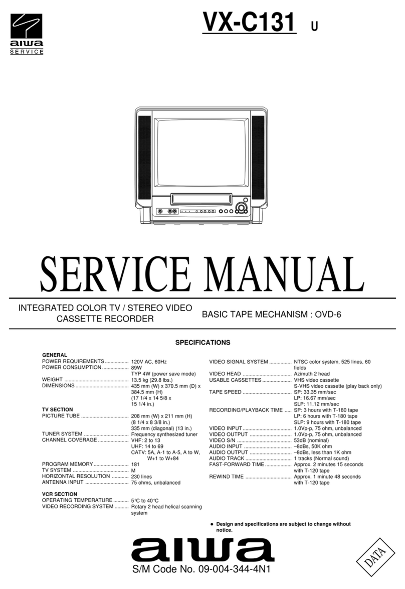 Aiwa VX-C131U User manual