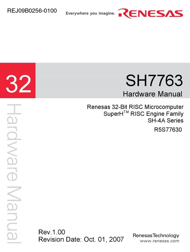 Renesas SH7763 User manual