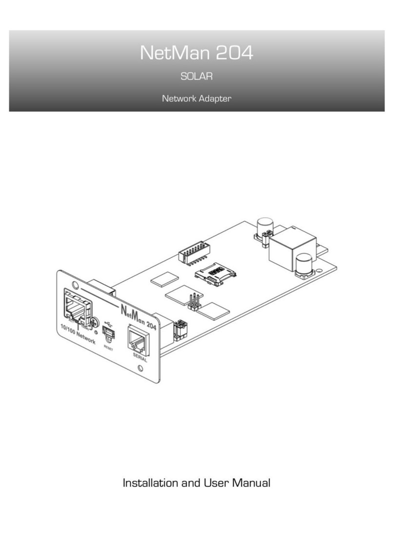 Aros NETMAN204 SOLAR Installation and user guide