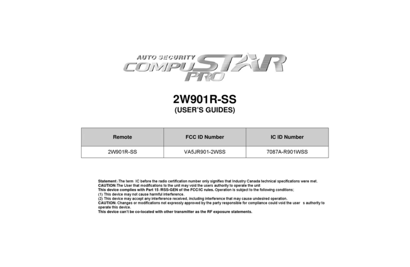 CompuSTARPro 2W901R-SS user guide