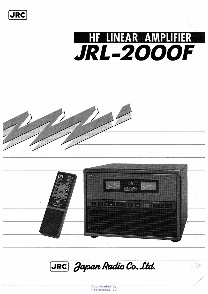 JRC JRL-2000F User manual
