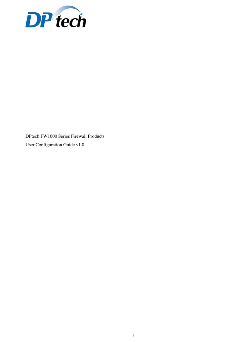 DPtech FW1000 SERIES User configuration guide