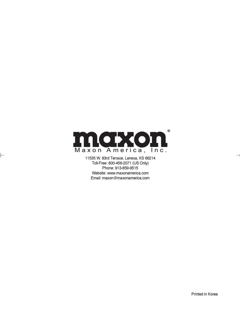 Maxon TM-2102 user manual