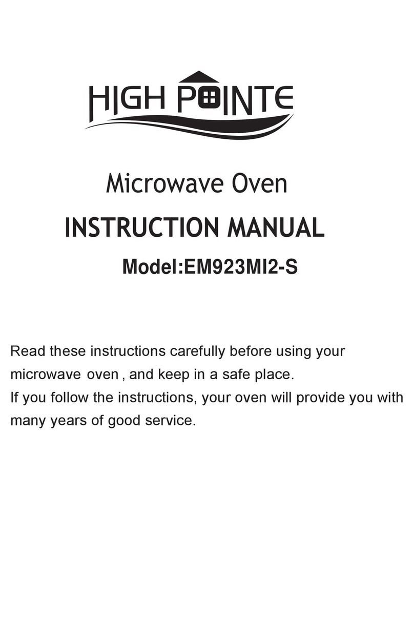 high pointe EM923MI2-S instruction manual