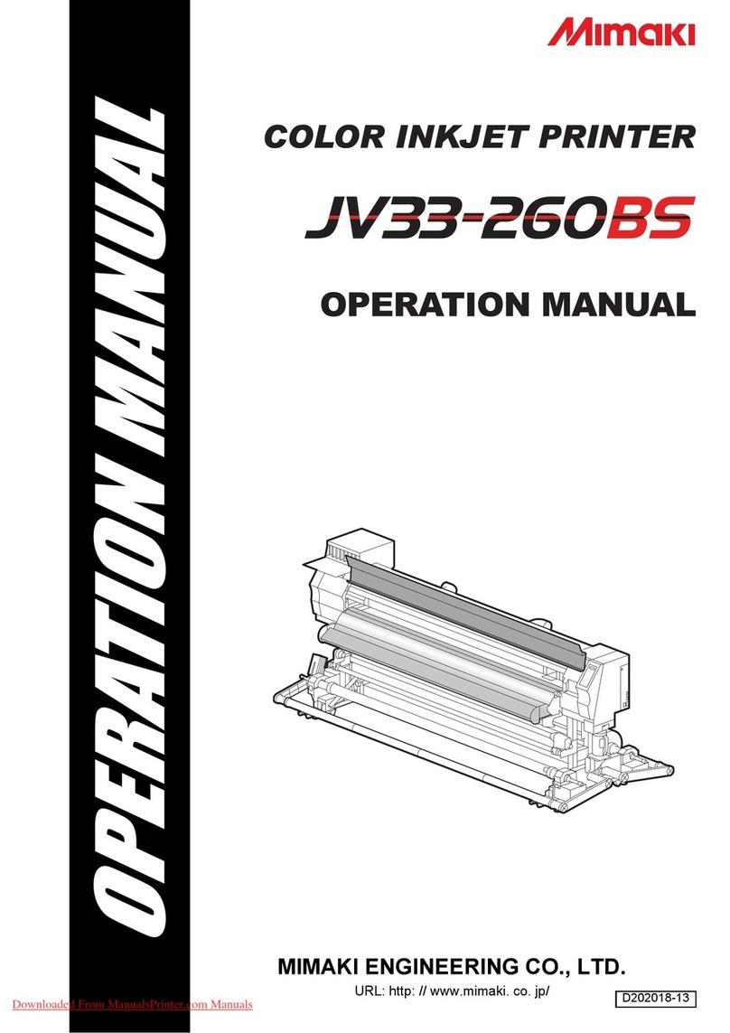 MIMAKI JV33-260BS User manual