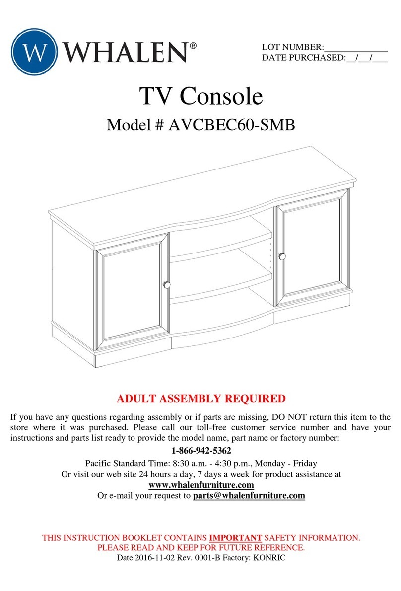 Whalen AVCBEC60-SMB manual