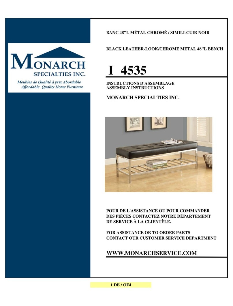 Monarch Specialties I 4535 User manual Monarch Specialties I 4535 User manual