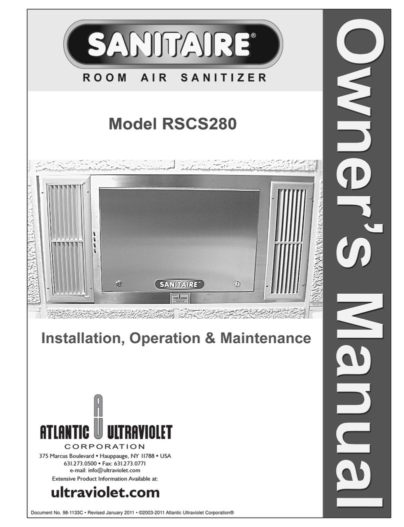 Sanitaire RSCS280 owner's manual