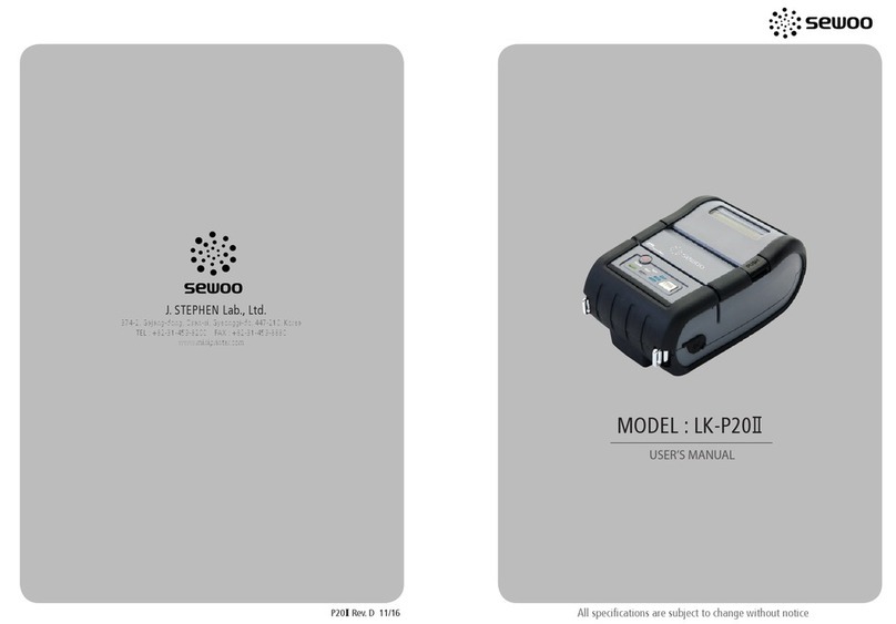 SEWOO LK-P20II User manual