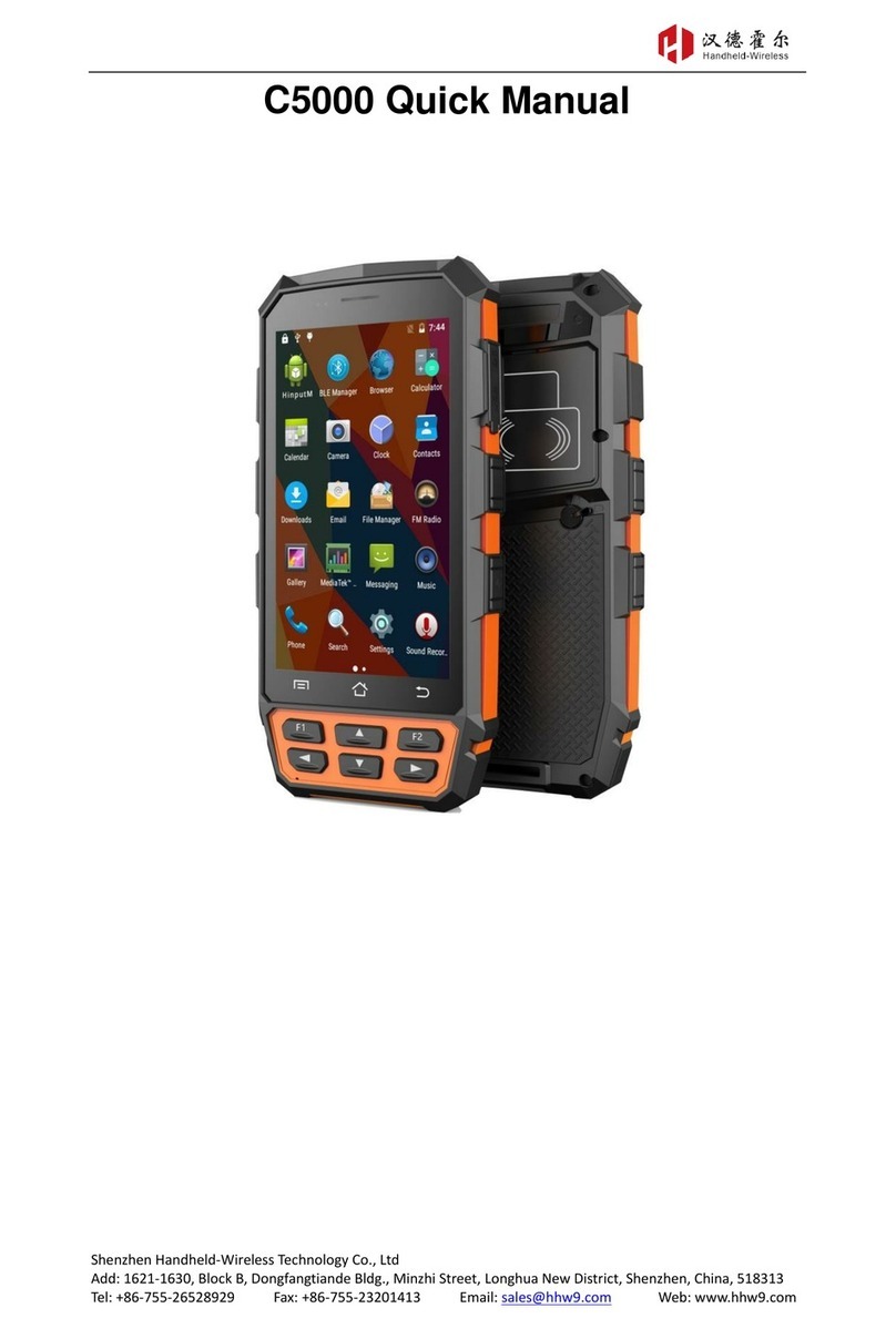 HandHeld C5000 Quick manual