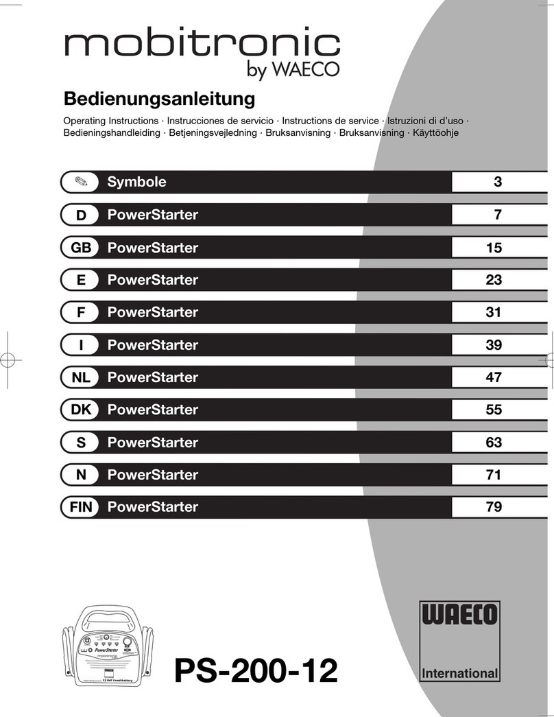 Mobitronic PowerStarter PS-200-12 operating instructions