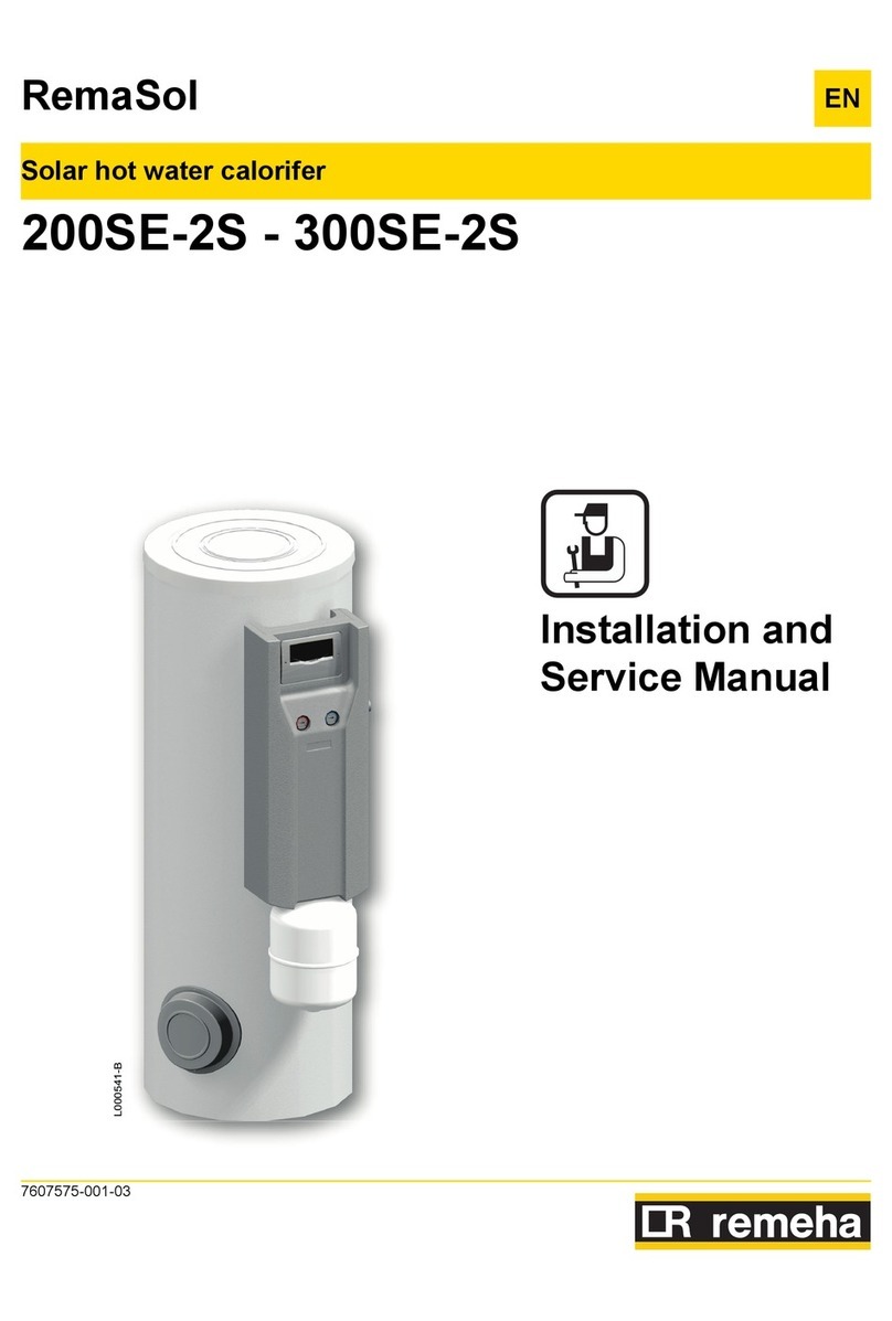 REMASOL 200SE-2S Installation and service manual