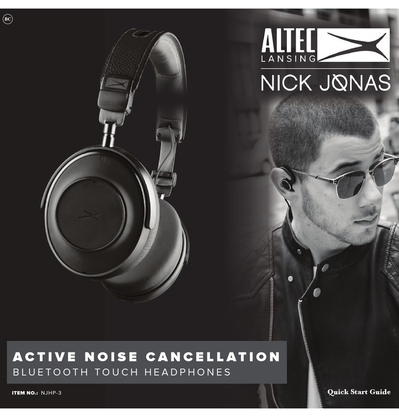 Altec NJHP-3 quick start guide