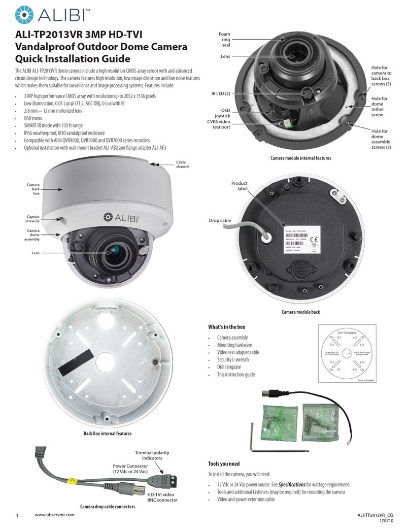 ALIBI ALI-TP2013VR User manual ALIBI ALI-TP2013VR User manual