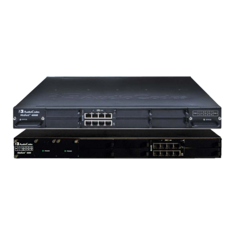 AudioCodes Mediant 4000 SBC User manual