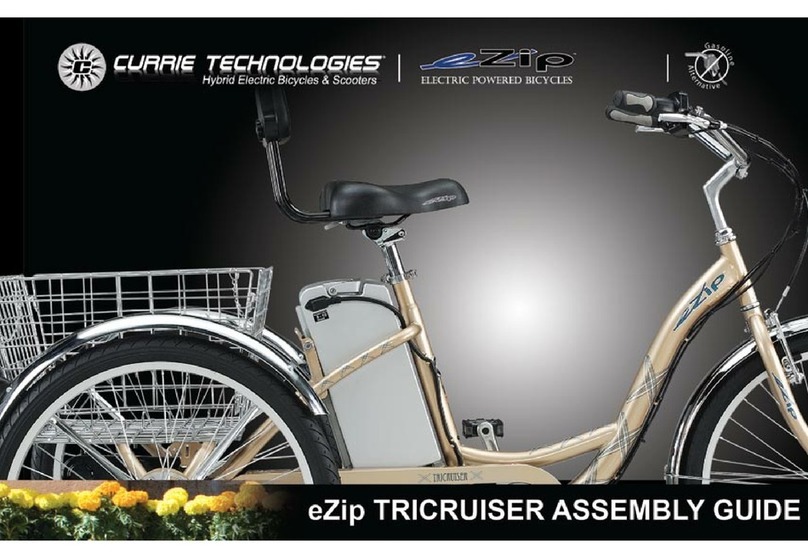 Currie tech eZip TRICRUISER User manual