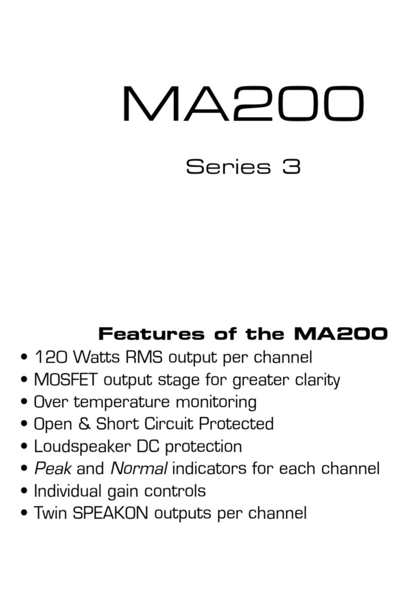 NJD Electronics MA200 user guide