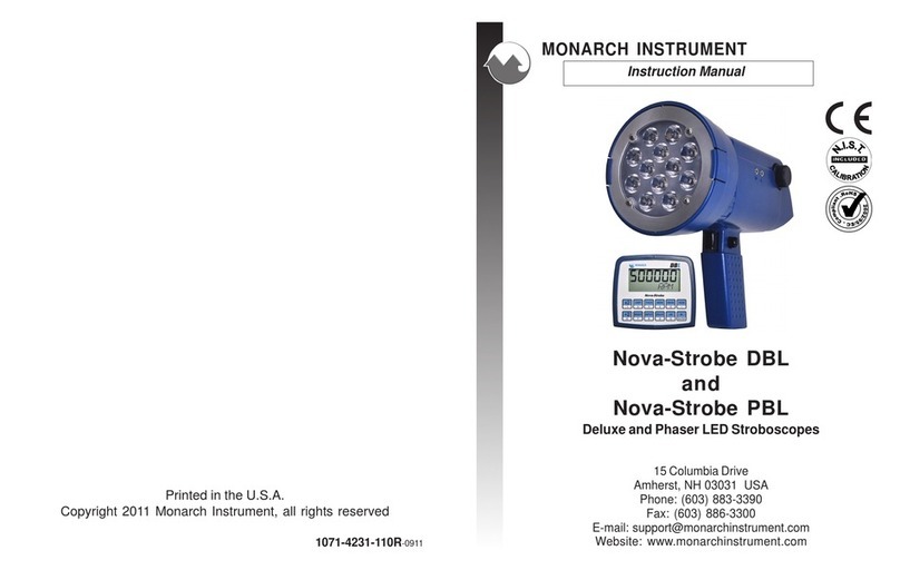MONARCH INSTRUMENT Nova-Strobe DBL instruction manual