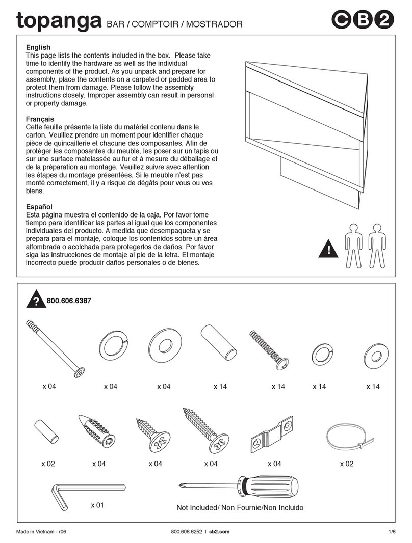 CB2 TOPANGA User manual
