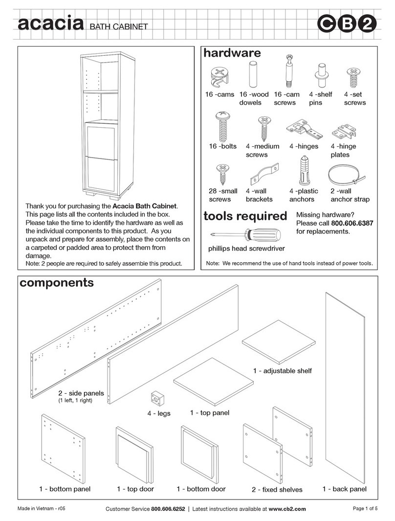 CBA ACACIA Assembly instructions